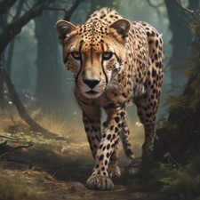 Cheetah africa art for sale  Knoxville