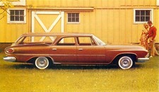 Dodge Dart Pioneer Station Wagon, Auto Antigo, cartão postal Vintage (#368) comprar usado  Enviando para Brazil