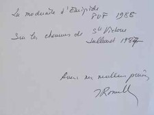 Jacqueline romilly lists d'occasion  Expédié en Belgium