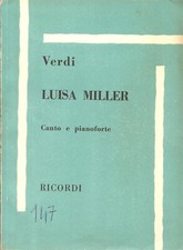 Verdi luisa miller usato  Novellara