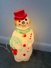 Vintage lighted snowman for sale  New Alexandria