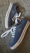 Lacoste blue shoes for sale  STALYBRIDGE