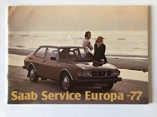 Saab service brochure for sale  LINCOLN