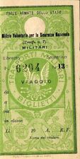 Biglietto trasporti militari usato  Piacenza