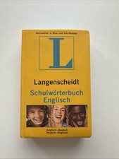 Fachbuch schulwörterbuch engl gebraucht kaufen  Bückeburg