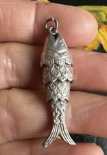 antique silver fish pendant for sale antique silver fish pendant for sale LONDON