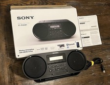 Sony Boombox com Bluetooth ZS-RS60BT CD FM AM Rádio USB Player TESTADO/FUNCIONA comprar usado  Enviando para Brazil