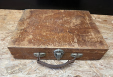 Vintage werkzeugkoffer holz gebraucht kaufen  Dörrebach, Sielbersbach, Waldlaubersh.