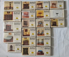 X-ACTO CASA DE MINIATURAS CASA DE MUÑECAS MUEBLES KITS SELLADO LOTE DE 20 VINTAGE segunda mano  Embacar hacia Mexico