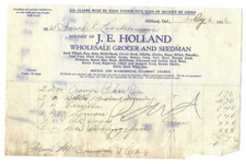 1926 invoice holland for sale  Westminster