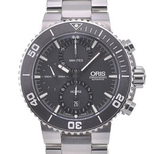 com papel ORIS Aquis cronógrafo 01 774 7655 4154-07 automático masculino C#141904, usado comprar usado  Enviando para Brazil