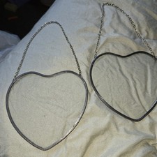 hanging glass hearts for sale  REDRUTH