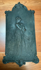 Jugendstil bronze relief gebraucht kaufen  Kiel