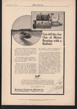 Usado, 1917 BUFFALO MOTOR BARCO NÁUTICO MARINE YACHT CRUISER SPORT AD21039 comprar usado  Enviando para Brazil