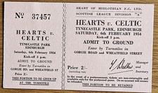 Hearts celtic unused for sale  EDINBURGH