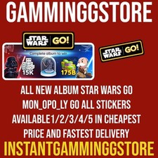 Usado, Todos os tipos de novo álbum Star War 1/2/3/4/5 estrelas adesivo (adesivos Mono_poly Go) comprar usado  Enviando para Brazil