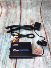 Adaptador conversor de áudio HDMI para 3RCA AV CVBS composto e S-Video R/L upscaler, usado comprar usado  Enviando para Brazil