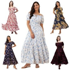 Vestido maxi feminino Georgette Fit and Flare comprar usado  Enviando para Brazil