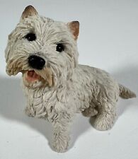 Estatueta White West Highland Terrier Castagna Itália resina 1988 cachorro terrier, usado comprar usado  Enviando para Brazil