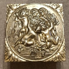 Antico cofanetto metallo usato Antico cofanetto metallo usato  Roma