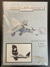 Modellbaubogen focke wulf gebraucht kaufen  Würselen