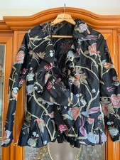 Schwarzbunte chinesische jacke gebraucht kaufen  Hennigsdorf