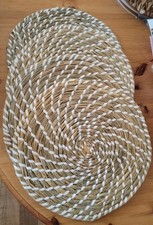 Four woven placemats for sale  MARCH