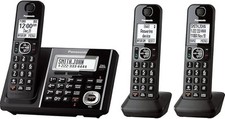 Sistema de telefone digital sem fio Panasonic KX-TGF343B Dect 6.0 1.9 Ghz (3 aparelhos) comprar usado  Enviando para Brazil