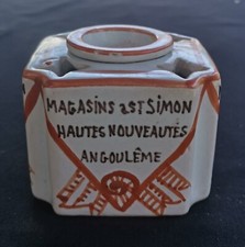 Encrier publicitaire faïence d'occasion  Prigonrieux