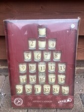 Advent candles for sale  COBHAM