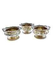 Trio de adegas de sal soldadas prata para fabricantes Tiffany & Co comprar usado  Enviando para Brazil