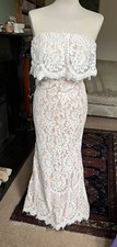 White cream strapless for sale  OTLEY