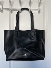 Bolsa tote Coach F58660 couro pebble preto Derby MSRP $298 NOVA SEM ETIQUETAS IMPECÁVEL!, usado comprar usado  Enviando para Brazil