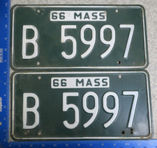 Massachusetts license plate for sale  Castleton