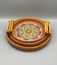Wicker rattan round for sale  O Neals