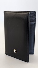 Porta-cartões de couro preto Mont Blanc   comprar usado  Enviando para Brazil