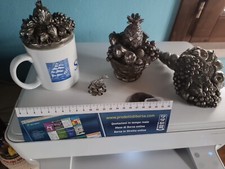 Cornucopia argentata finemente usato  Reggio Emilia