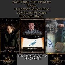 Paul Commands The Voice 2024 Topps Chrome Dune Hobby - 1X Case Player Break #5, usado comprar usado  Enviando para Brazil