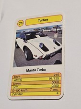 Manta turbo einzelkarte gebraucht kaufen  Salzgitter