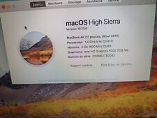 Macbook air 1465 d'occasion  Nancy-
