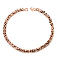 Corrente de trigo cobre puro corrente de cobre sólido pulseira corrente oxidada para presente comprar usado  Enviando para Brazil