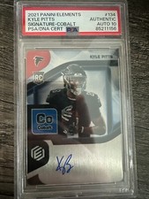 💥PSA AUTO 10💥POP1💥27/27💥2021 Elements Kyle Pitts #134 Cobalt RC Auto  comprar usado  Enviando para Brazil