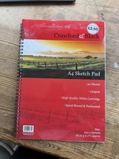 Plain sketch pad for sale  EDGWARE