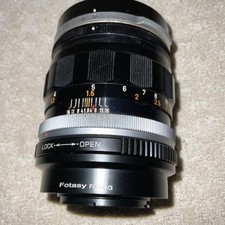 Usado, Lente Canon 85mm f1.8 FL com adaptador Fd-M4/3 frete grátis comprar usado  Enviando para Brazil