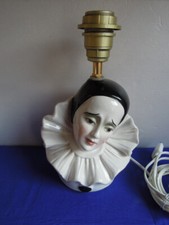 Lampe céramique pierrot d'occasion  Écos