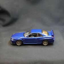 Carro modelo fundido JDM azul metálico 1/43 AUTOART Nissan Skyline R34 GT-R V Spec comprar usado  Enviando para Brazil