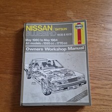 Haynes nissan bluebird for sale  SUTTON