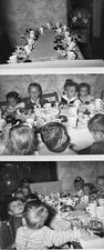 Lote de 3 chapéus de festa de aniversário infantil foto vintage da década de 1940 decoração de mesa para bolo comprar usado  Enviando para Brazil