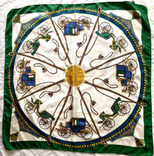 Foulard soie vintage d'occasion  Montferrand-le-Château