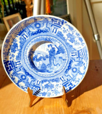 Antique spode blue for sale  MIDHURST